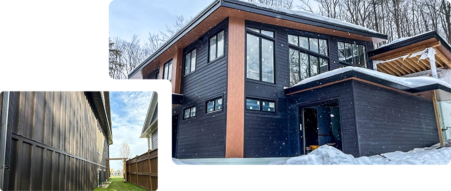 CECI Exterior Renovations on clients homes.