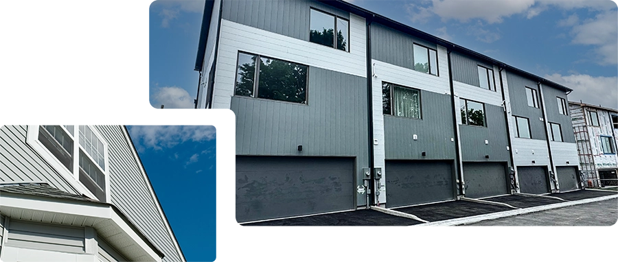 CECI siding on New Builds